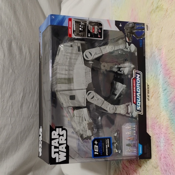 SALE! New Star Wars Micro Galaxy Squadron At At Walker 18+Action Features & Bike